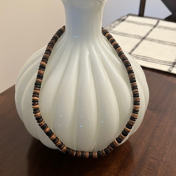Other - 20 inch Coconut Wood Bead Necklace (2 for $20)